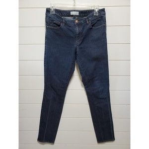 Ann Taylor LOFT womens size 6 / 28 curvy skinny mid rise denim jeans